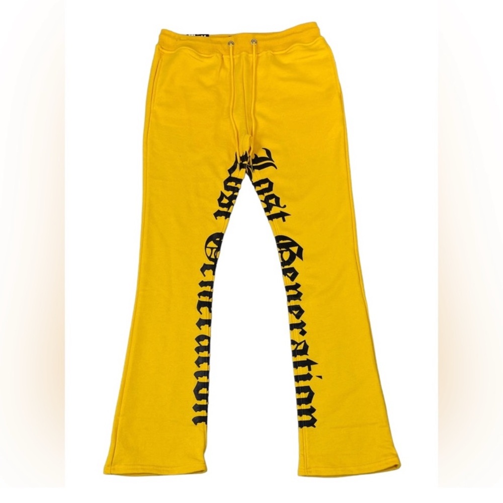 Men's "Lost Generation" Stacked Terry Pants NWT